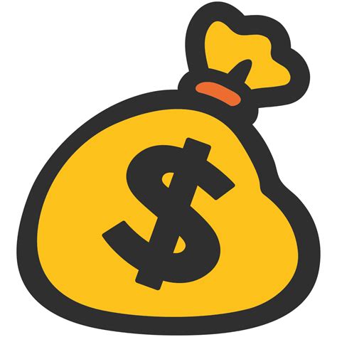 Emojipedia Money Bag Android Coin Stack Png Download 10241024