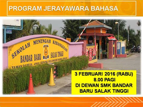 Smk bandar baru salak tinggi. WADAH KETERAMPILAN BERBAHASA: PROGRAM JERAYAWARA BAHASA ...
