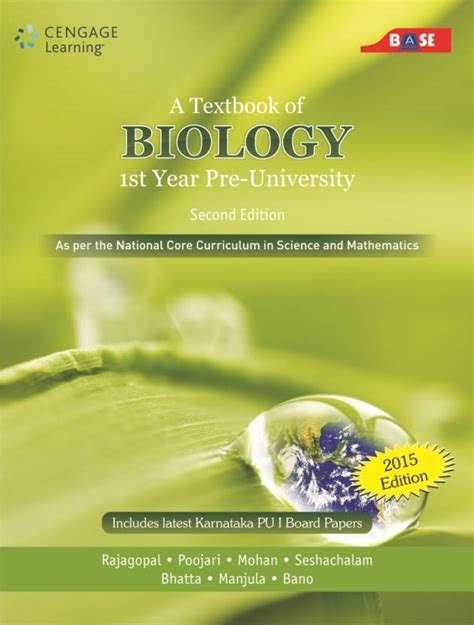 A Textbook Of Biology 1st Year Pre University 2nd Edition Buy A