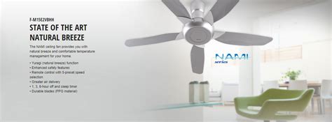 This feature offers full operation of the fan (and any light. PANASONIC NAMI 5 BLADE CEILING FAN 60" FM15E2VBHH ...