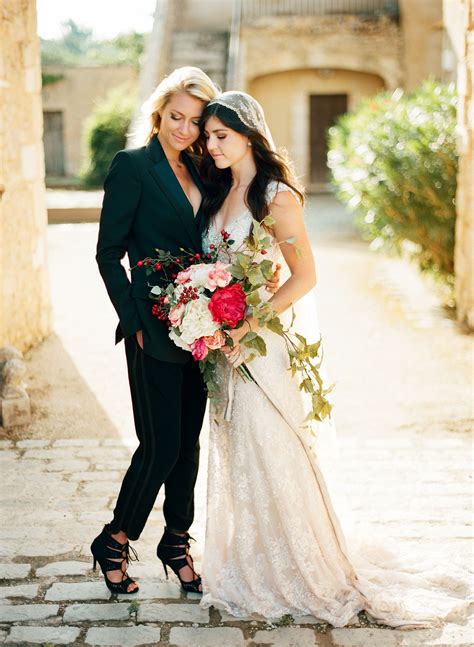 Intimate Wedding Inspiration In The South Of France Lesbian Wedding Photography Lesbian