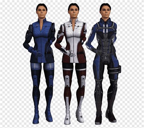 Mass Effect 3 Ashley Williams Armor Commander Shepard Kaidan Alenko Baju Besi Listrik Biru