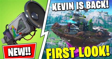 Fortnite Floating Island Kevin The Cube First Gameplay Trailer