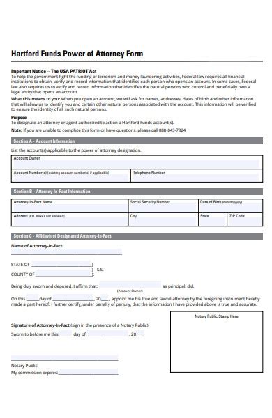 Free 34 Power Of Attorney Forms In Pdf Ms Word