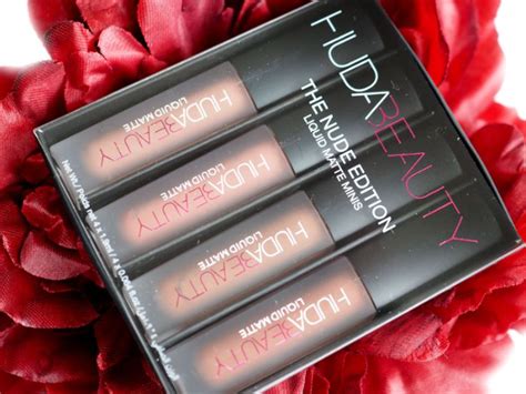 Buy Huda Beauty Matte Minis Nude Edition Liquid Lipstick Set Of 4 Lipstic Trendster Online
