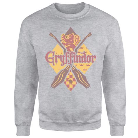 Harry Potter Gryffindor Grey Sweatshirt Merchandise Zavvi Australia