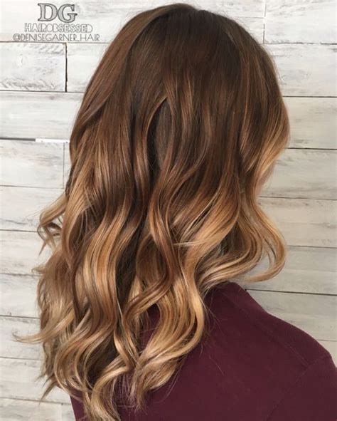 Fall Hair Color For Brown Blonde Balayage Carmel Hairstyles Koees
