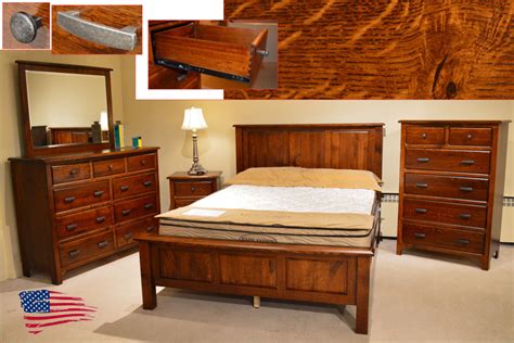 Handcrafted, solid wood amish bedroom furniture collections. Amish Bedroom Furniture Michigan