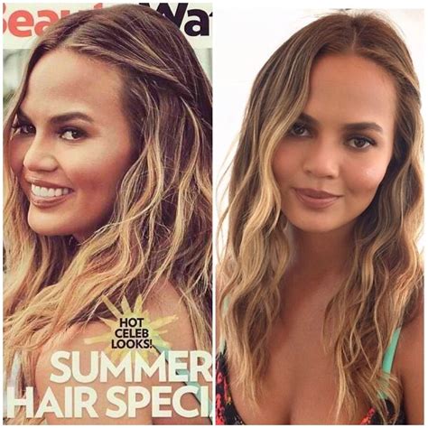 how to chrissy teigen s blonde balayage formula chrissy teigen hair celebrity hair stylist