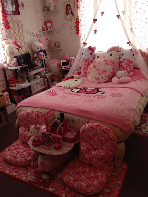 Hello Kitty Bedroom Hello Kitty House Pink Hello Kitty Room Ideas