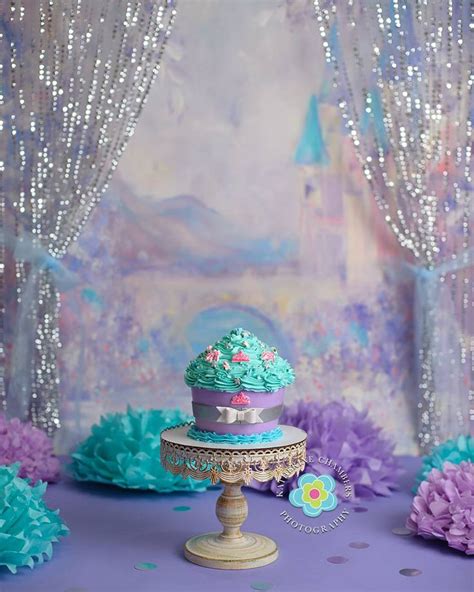 Aqua Purple Cake Smash Cake Smash Purple Cakes Cake Smash Photography