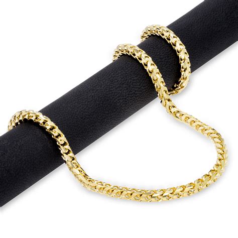 We did not find results for: 14K Yellow Gold Solid Mens 5mm Franco Wheat Box Chain Pendant Necklace 22"- 30" | eBay