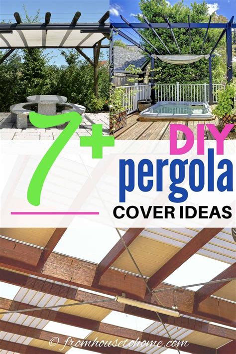 Awnings, whether window awnings, patio awnings or door awnings, offer style and function. DIY Pergola Cover Ideas: 7 Ways To Protect Your Patio From ...