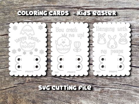 Pin on Coloring Card SVG Crayon Holder Card Template