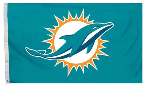 Miami Dolphins Flag 3x5 All Pro Design Nfl Flag Miami Dolphins Dolphins