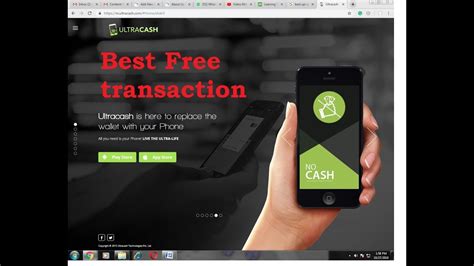 Online, article, story, explanation, suggestion, youtube. Free transaction app review - Ultra cash - YouTube