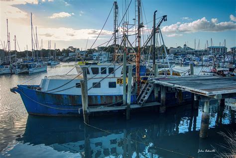 Scallop Trawler One Of The Trawlers At Rest In Hervey Bay Flickr