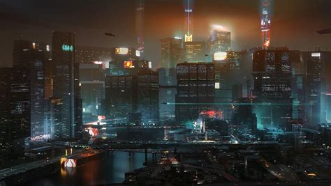 Cyberpunk 2077 Shares Stunning New Concept Art Of Night City