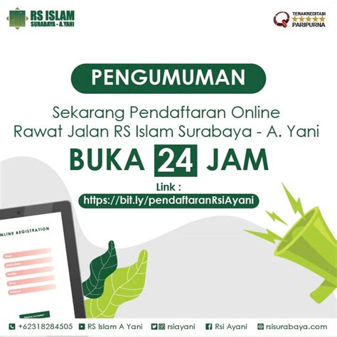 Kamu juga bisa loh menjadi mitra gojek dengan mendaftarkan diri sebagai mitra gojek misalnya seperti daftar menjadi mitra gofood atau yang lainnya. Pendaftaran Online Rawat Jalan RS Islam Surabaya - A.Yani ...
