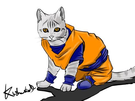 Goku Cat 3 By Kusham666 On Deviantart