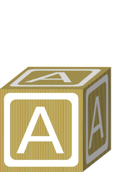 Alphabet Block Letters Clip Art