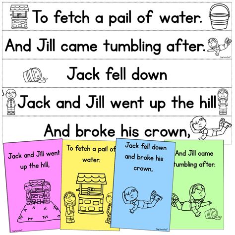 Jack And Jill Printables Top Teacher