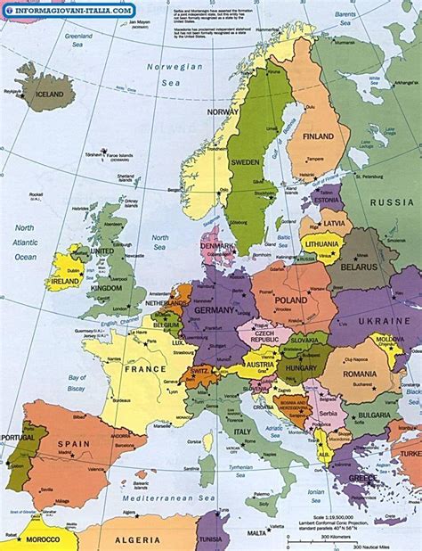 Mapa Strednej Europy