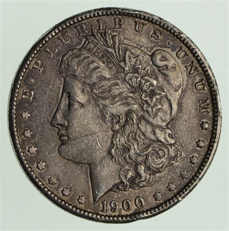 1900 Morgan United States Silver Dollar 90 Eagle Reverse Early
