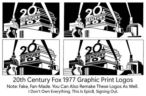 20th Century Fox 1977 Graphic Print Logos By Theepicbcompanypoeda On