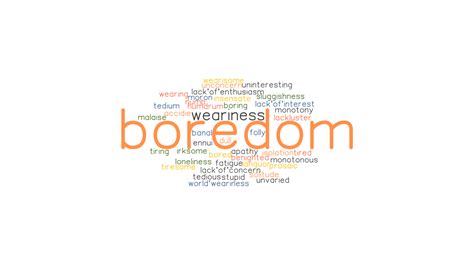 Boredom Synonyms And Related Words What Is Another Word For Boredom