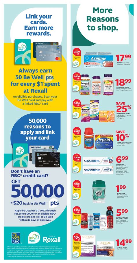 Rexall On Flyer September 9 To 15