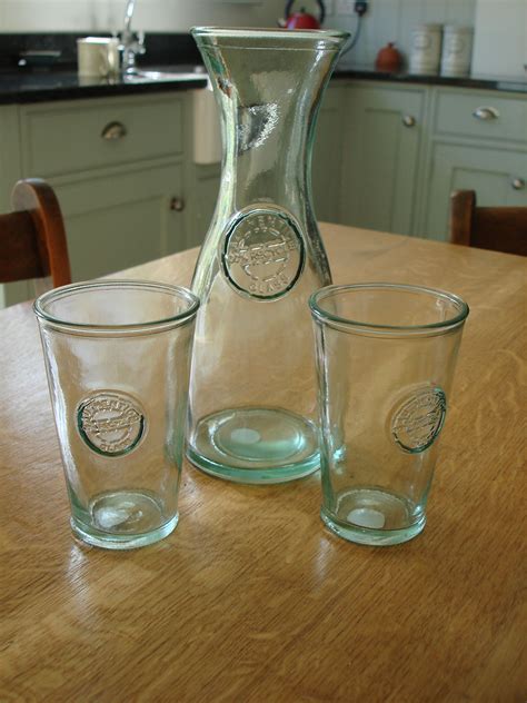 Recycled Authentic Tumbler Glasses Natural Simplicity
