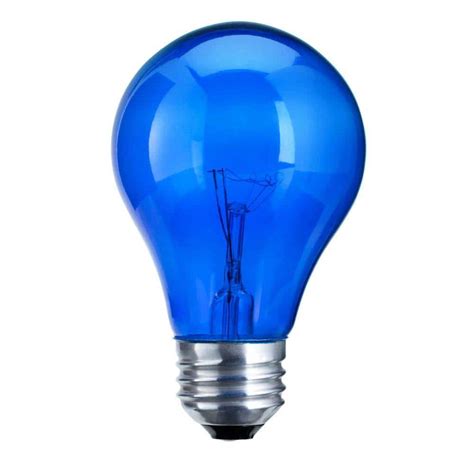 Philips Autism Speaks 25 Watt Incandescent A19 Transparent Blue Light