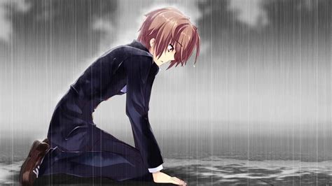 Cartoon Anime Boy Cry Wallpapers Wallpaper Cave