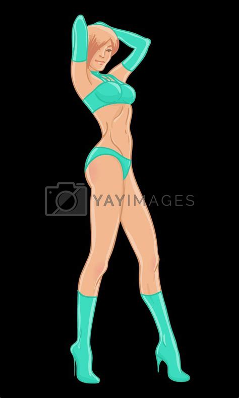 Royalty Free Vector Sexy Dancer Set Vector Beautiful Sexy Girls In Bright Lingerie By Varka