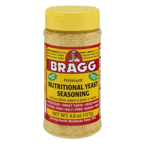 Bragg Premium Nutritional Yeast Seasoning 45 Oz
