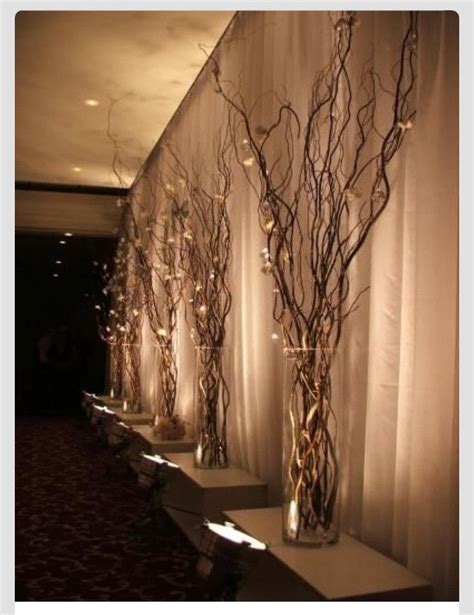 Lighted Branches 5 Sets Lighted Branches Wedding Centerpieces