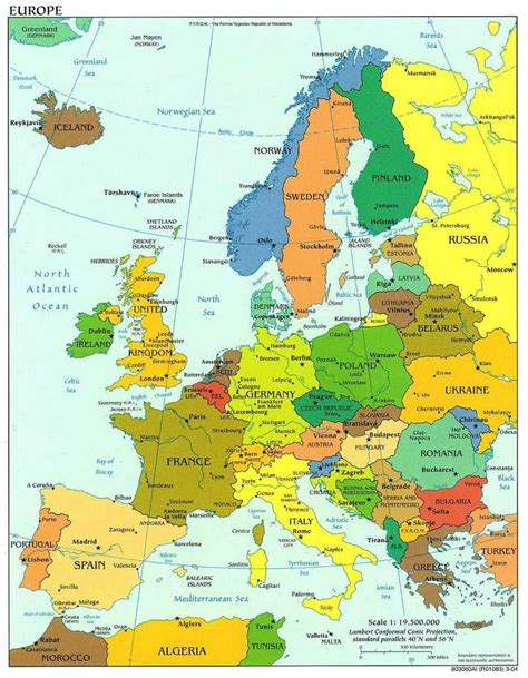 Evropa je jedan od sedam svetskih kontinenata . Karta Evrope Sa Drzavama - Moja Prva Karta Sveta Grupa ...