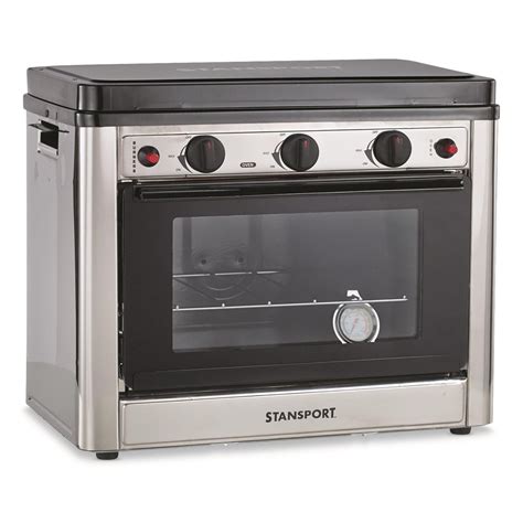 Stansport Outdoor Propane Gas Stove And Camp Oven Stainless Steel