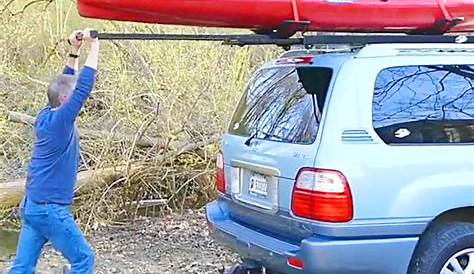 Easy kayak roof rack loader for car | EZ-Rec Rack | TheSuperBOO!