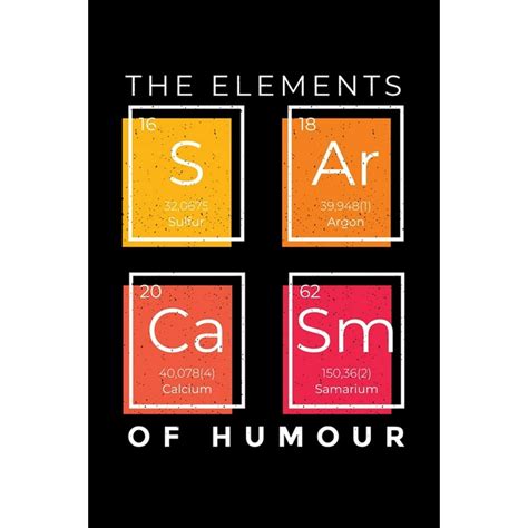 Sarcasm The Elements Of Humor Joke Writing Workbook Great T For