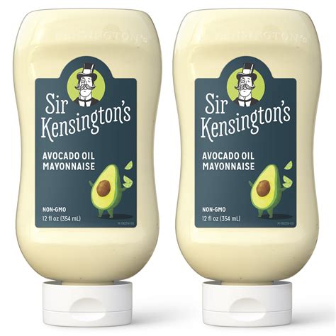 Sir Kensingtons Avocado Oil Mayo Squeeze Bottle Mayonnaise 24 Oz