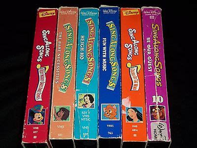 Disney Sing Along Songs Lot Vhs Tapes Aladdin Snow White Aristocrats The Best Porn Website