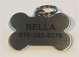 Stainless Steel Engraved Pet Id Tags Photos