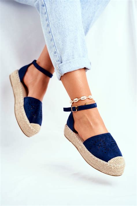 Womens Espadrilles On Platform Navy Palermo Cheap And Fashionable