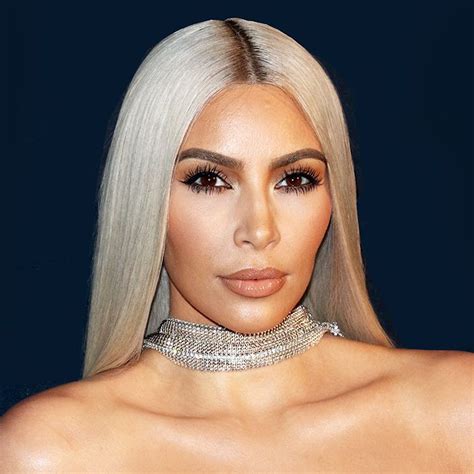 The Protein Kim Kardashian West Uses On Her Platinum Hair