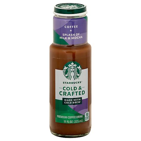 Starbucks Cold And Crafted Coffee Splash Of Milk And Mocha Coffee Drink