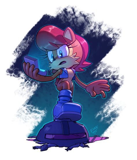 Sally Acorn Sonic Drawn By Evan Stanley Danbooru