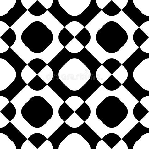 Seamless Square Pattern Stock Vector Illustration Of Monochrome 94456483