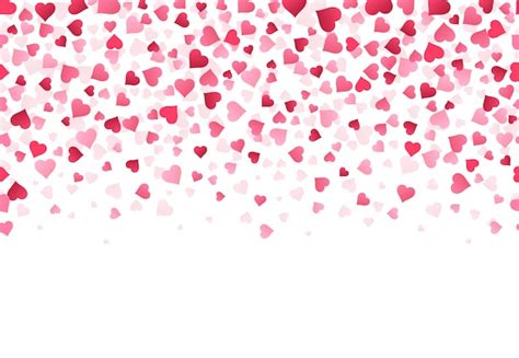 Love Heart Confetti Wedding Anniversary And Valentines Day Greeting